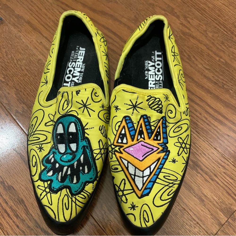 adidas JS Slip-On Green/Orange-Black [Jeremy Scott, adidas, collab]